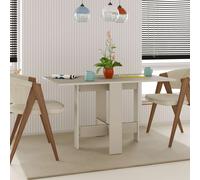 Decortie Artemio' Foldable Table Rectangular Shape 130cm in Beige | Size: 1 Pack Decortie Beige 1 Pack