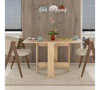 Decortie Artemio Modern Dining Table Multipurpose Oak W 130Cm