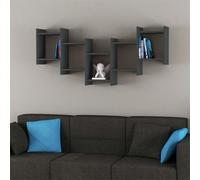 Bat' Modern Floating Shelf 151cm Width Decortie Dark Grey 1 Pack