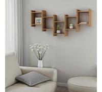 Decortie Wall-mounted Floating Shelf 20X151X64Cm Particleboard, Oak, Cream
