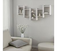 Bat Modern Floating Shelf - White