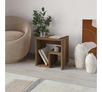 Bon Modern Side Table - Dark Oak Effect