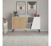Decortie Fiona Console Sideboard Display Unit 150 White Oak