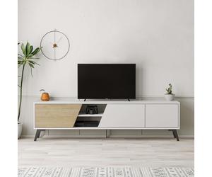 Decortie 'Fiona' TV Unit 180cm for 65 Inch TVs - Modern Multimedia Centre | Size: 2 Pack Decortie Multicolor 2 Pack