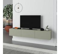 Francy' Modern TV Unit with Storage TV Cabinet 180cm Decortie Light Green 2 Pack