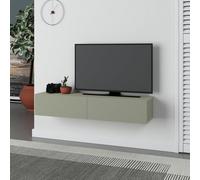 Decortie Francy' Modern TV Unit with Storage TV Cabinet 135cm in Green | Size: 1 Pack Decortie Green 1 Pack