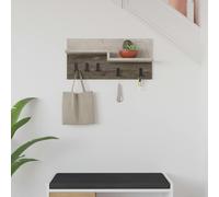 Decortie Harmon Gold Marble Effect and Dark Coffee Wall Mounted Hanger