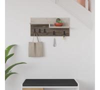 Decortie Harmon' Modern Wall-Mounted Hanger Multipurpose for Coats 65cm in Chocolate | Size: 1 Pack Decortie Chocolate 1 Pack