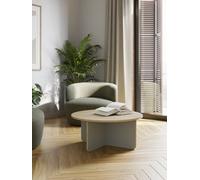 Decortie 'Hillary' Modern Round Soft Coffee Table 80cm in Green | Size: 1 Pack Decortie Green 1 Pack