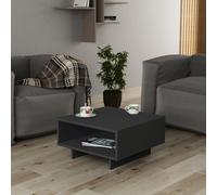 Decortie Coffee Table Centre Table 60X60X32Cm Particleboard Anthracite Grey, Black