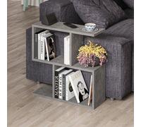 Decortie Homemania 60Cm Multipurpose Side Table For Living Room, Retro Grey Finish