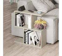 Decortie Homemania 60Cm Multipurpose Side Table For Living Room, Travertine Effect Finish