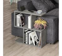 Decortie Homemania Modern Side End Coffee Table Retro Grey Multipurpose H 60Cm 5 Tier