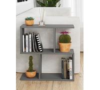 Decortie Homemania Modern Side End Coffee Table Anthracite Grey Multipurpose H 60Cm 5 Tier