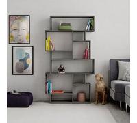 Decortie Karmato' Modern Bookcase Display Unit 168.5cm in Mid Grey | Size: 2 Pack Decortie Mid Grey 2 Pack