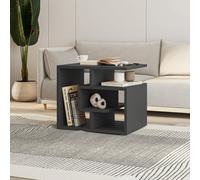Decortie Labirent Modern Coffee Table Anthracite Grey Multipurpose H 45Cm