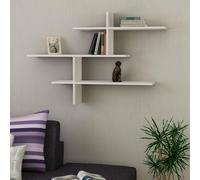 Decortie Leo' Modern Floating Shelf Wall Mounted 123cm Width in White | Size: 1 Pack Decortie White 1 Pack