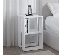 Decortie Lonie' Modern Bedside Table 34cm Width in White | Size: 1 Pack Decortie White 1 Pack