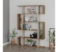 Decortie Mito' Modern Bookcase Display Unit 161cm in Dark Brown | Size: 2 Pack Decortie Dark Brown 2 Pack