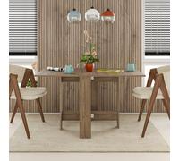 Decortie Artemio' Foldable Table Rectangular Shape 130cm in Dark Brown | Size: 1 Pack Decortie Dark Brown 1 Pack