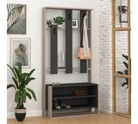 Decortie 'Chester' Modern Wall-Mounted Hall Tree 180cm | Size: 2 Pack Decortie Multicolor 2 Pack