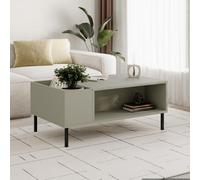 Decortie 'Vena' Modern Rectangular Shaped Coffee Table 100cm in Green | Size: 1 Pack Decortie Green 1 Pack