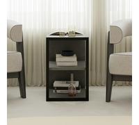 Decortie Echo' Modern Minimalist Side Table with Metal Frame in Mid Grey | Size: 1 Pack Decortie Mid Grey 1 Pack