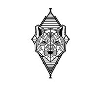 Decortie Modern Metal Wall Art Geo Wild Theme Home Ornament Decorative Minimalist Design Hanging Wall Sculpture, Black