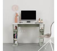 Decortie Papillon' Modern Working Desk with Integrated Mini Storage Shelves | Size: 1 Pack Decortie Multicolor 1 Pack