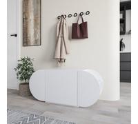 Pozy Modern Shoe Storage Bench - White