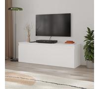 Decortie Modern Tv Unit With Drop-down Door 120Cm White, White
