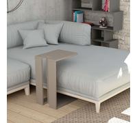 Decortie Muju' Modern C Shape Side Table Multipurpose H 57cm in Grey | Size: 1 Pack Decortie Grey 1 Pack