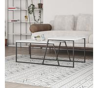 Decortie Pal Modern Coffee Table White Multipurpose H 38Cm