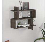 Decortie Wall-mounted Shelf 22X70X65Cm Particleboard, Dark Coffee, Brown