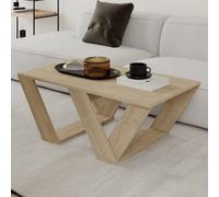 Decortie Pipra' Modern Coffee Table Multipurpose H 40cm in Natural | Size: 1 Pack Decortie Natural 1 Pack