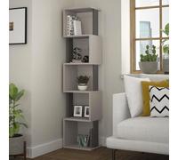 Piri' Modern Bookcase Display Unit 161cm Decortie Grey 1 Pack