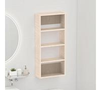 Decortie Rafina 4 Tier Wall Mounted Shelf Unit Sonoma Oak 40 X 15 X 90 Cm