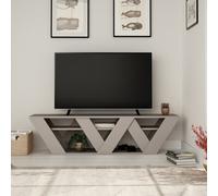 Ralla Modern TV Stand Entertainment Unit - Mocha Grey
