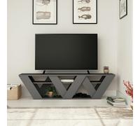 Decortie Ralla Modern TV Unit with Shelves 65" 158cm - Anthracite