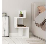 Rosie' Modern 3 Tier Side Table Multipurpose H 72cm Decortie White 1 Pack