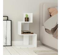 Decortie Rosie 3 Shelf White Modern Side Table - Size: 72 x 42 x 30cm - Wilko