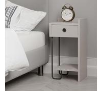 Decortie Sirius' Modern Bedside Table Right Module 32cm Width in Grey | Size: 1 Pack Decortie Grey 1 Pack
