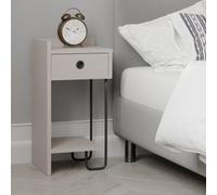 Sirius' Modern Bedside Table Left Module 32cm Width Decortie Grey 1 Pack