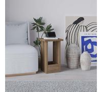 Tasos' Modern Minimalist Side Table 30cm Decortie Brown 1 Pack