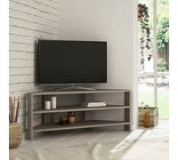 Decortie Thales' Corner TV Unit Modern Multimedia Centre 110cm in Grey | Size: 1 Pack Decortie Grey 1 Pack
