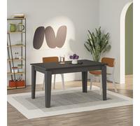 Decortie Tolmen' Extendable Dining Table 140cm 4 Seater in Dark Grey | Size: 2 Pack Decortie Dark Grey 2 Pack