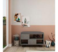 Decortie Troy Bench Retro Grey Retro Grey