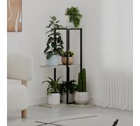 Decortie Vetra' Modern 3-Tier Plant Stand 46cm in Beige | Size: 1 Pack Decortie Beige 1 Pack