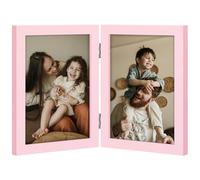 decorUhome Double 5x7 Picture Frame Vertical, Pink