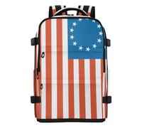 decoryou Clean Design Cute Backpack Betsy Ross Flag Early Usa Blue Red | Laptop Backpack For Men,16 Inch Laptop Bag,for Women & Men Outing Work Family Travel,mochila para computadora 20L